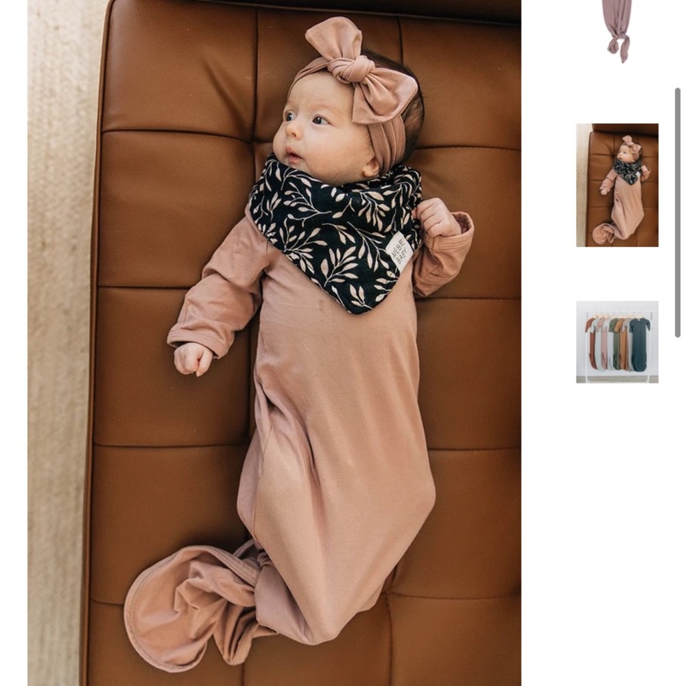 Mebie Baby knot gowns